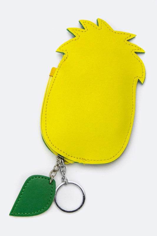 Pineapple Small Zip Coin Pouch - Shop Style & More | Fresh Looks, Everyday Deals & Free Shipping