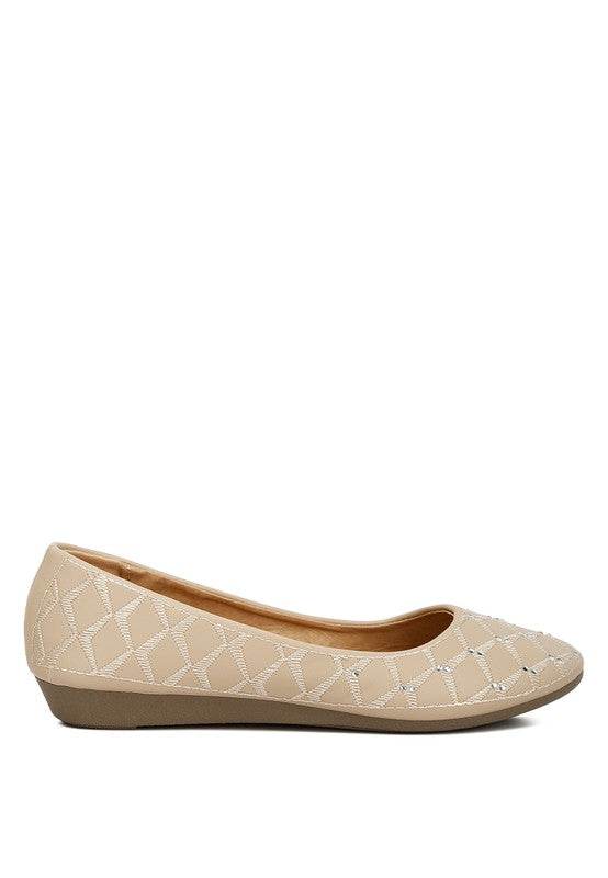 Gia Rhinestone Embellished Women's Ballerinas - Shop Style & More | Fresh Looks, Everyday Deals & Free Shipping