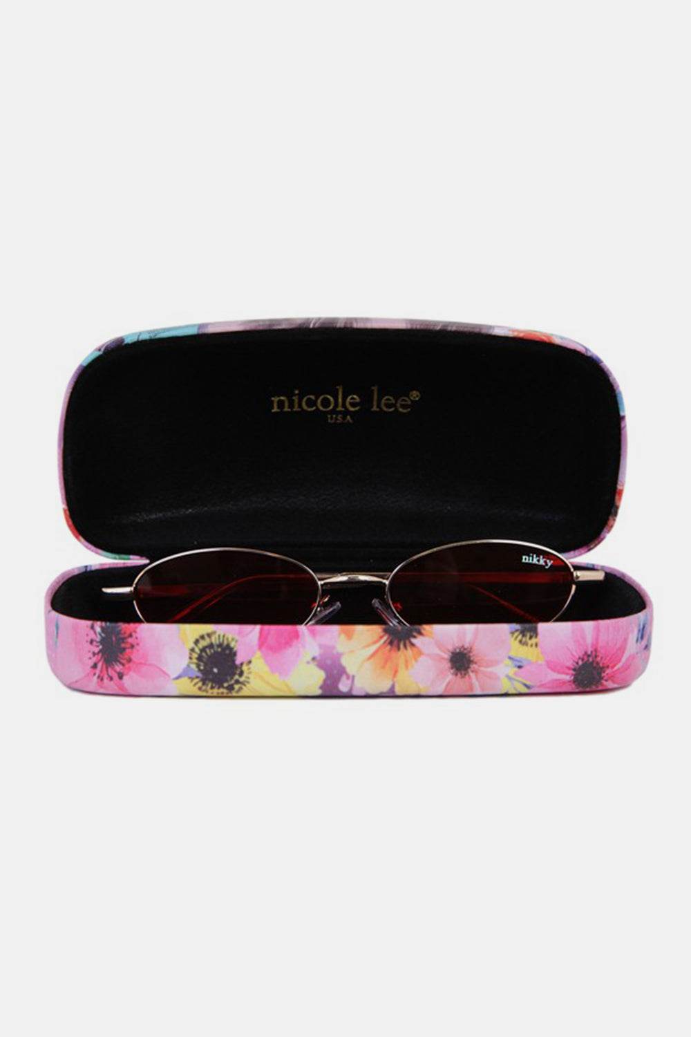 Nicole Lee USA Metal Frame Finley Oval Sunglasses - Shop Style & More | Fresh Looks, Everyday Deals & Free Shipping