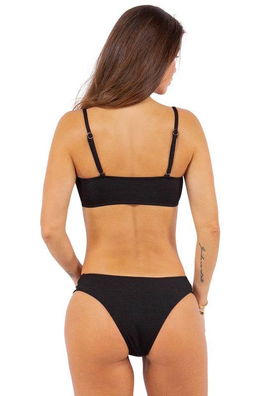 Two Piece Bikini with Lace Cut Out - Shop Style & More | Fresh Looks, Everyday Deals & Free Shipping