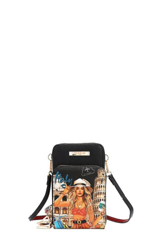 Nicole Lee USA Multi-Zip Phone Case Crossbody Bag - Shop Style & More | Fresh Looks, Everyday Deals & Free Shipping