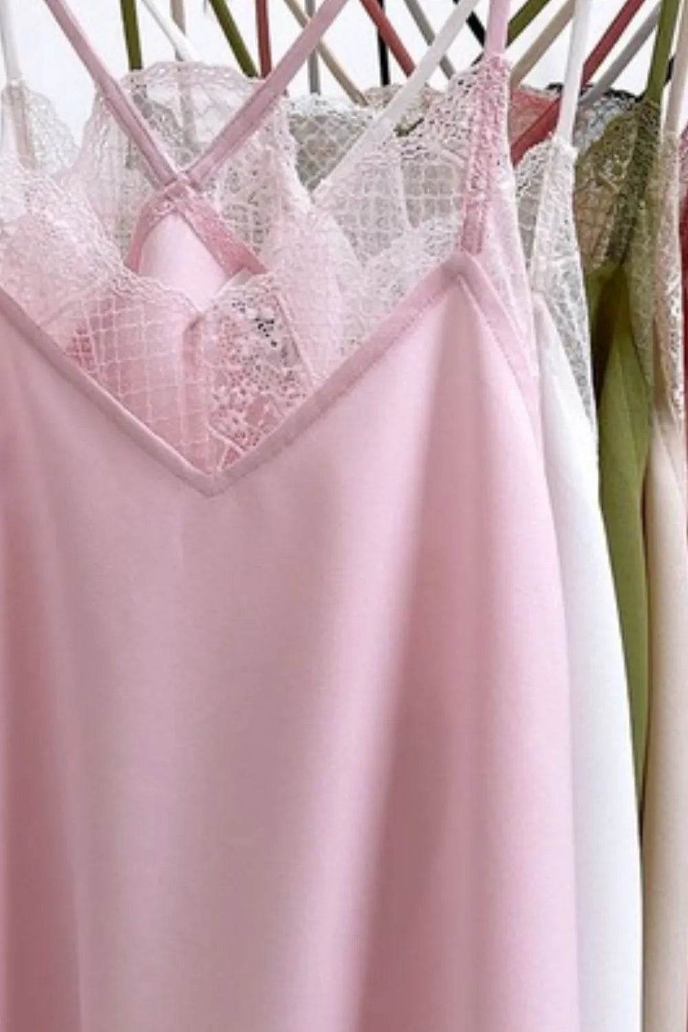 BiBi Lace Cami Solid Tank Top - Shop Style & More | Fresh Looks, Everyday Deals & Free Shipping