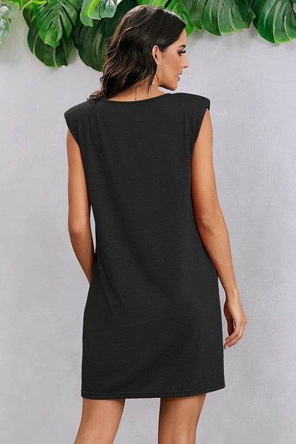 Round Neck Solid Sleeveless Shirt Dress - Shop Style & More | Fresh Looks, Everyday Deals & Free Shipping