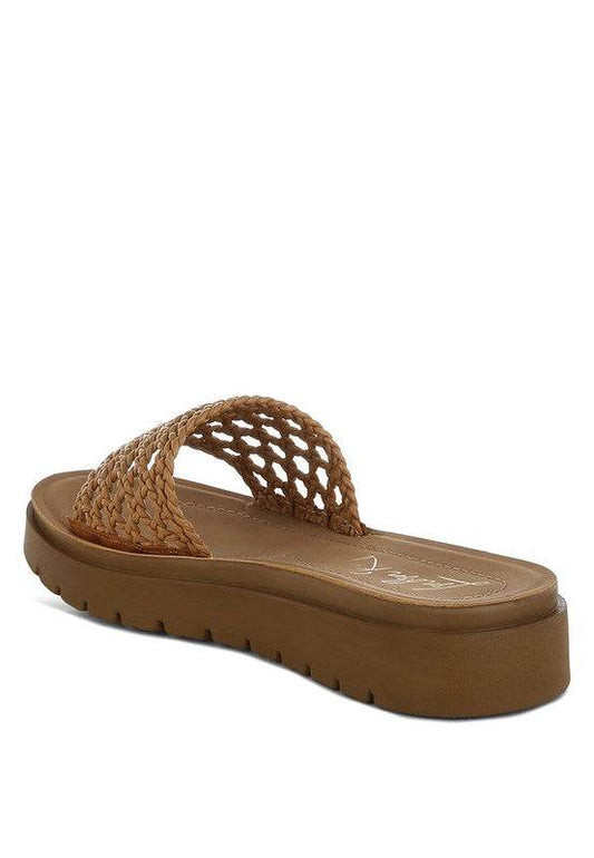 Sayura Woven Slip-On Flatforms - Shop Style & More | Fresh Looks, Everyday Deals & Free Shipping
