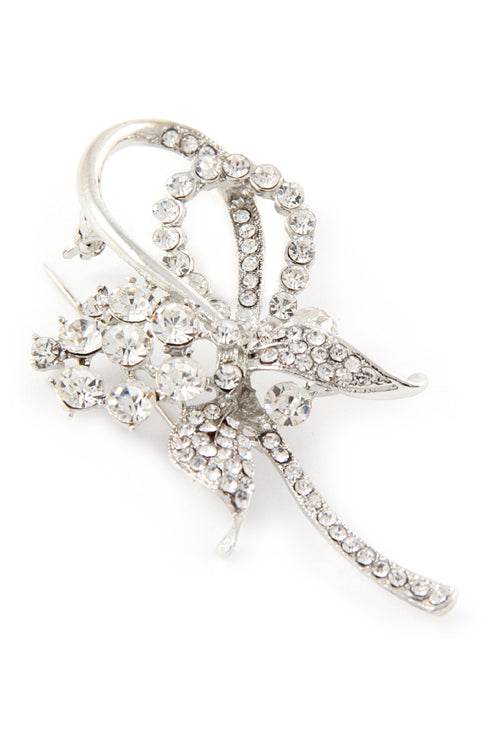 DOUBLE LOOP LEAF FLOWER INSPIRED BROOCH - Shop Style & More | Fresh Looks, Everyday Deals & Free Shipping