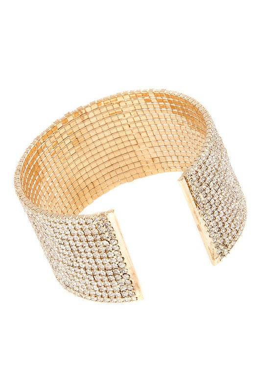 SPARKLY RHINESTONE CUFF BRACELET - Shop Style & More | Fresh Looks, Everyday Deals & Free Shipping