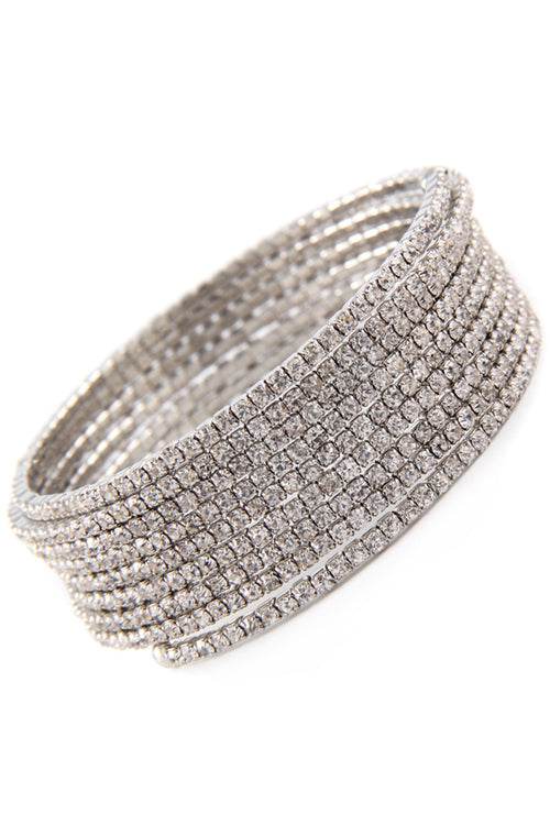 SPARKLY RHINESTONE CUFF BRACELET - Shop Style & More | Fresh Looks, Everyday Deals & Free Shipping