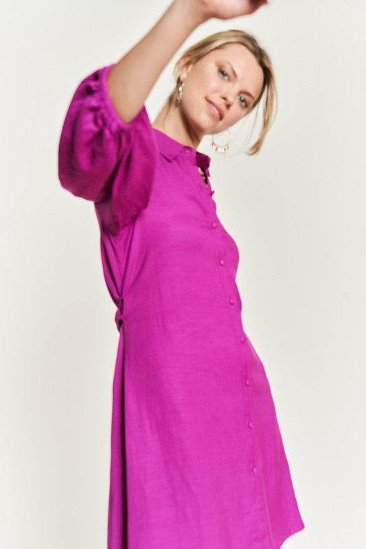 SOLID BUTTON DOWN DRESS PLUS JBJ1004P - Shop Style & More | Fresh Looks, Everyday Deals & Free Shipping