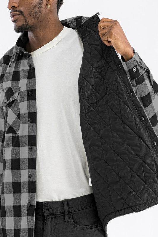 Mens Quilted Padded Flannel - Shop Style & More | Fresh Looks, Everyday Deals & Free Shipping