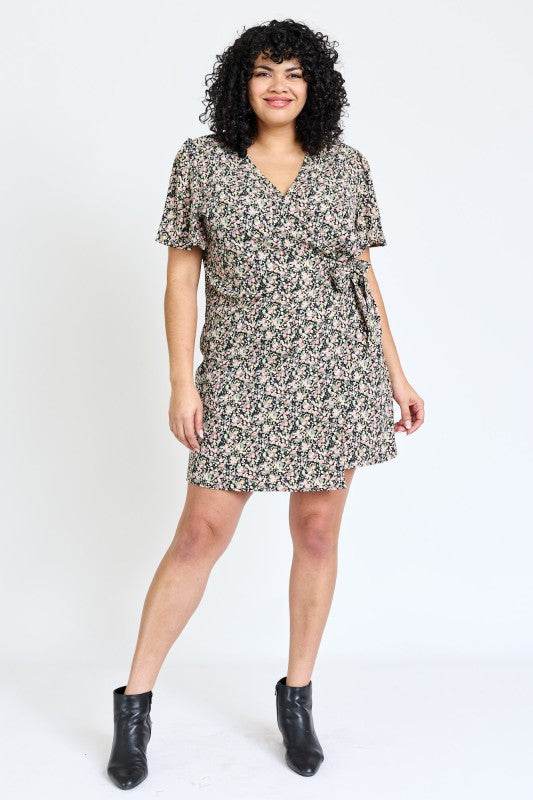 Ditsy Floral Wrap Dress - Shop Style & More | Fresh Looks, Everyday Deals & Free Shipping