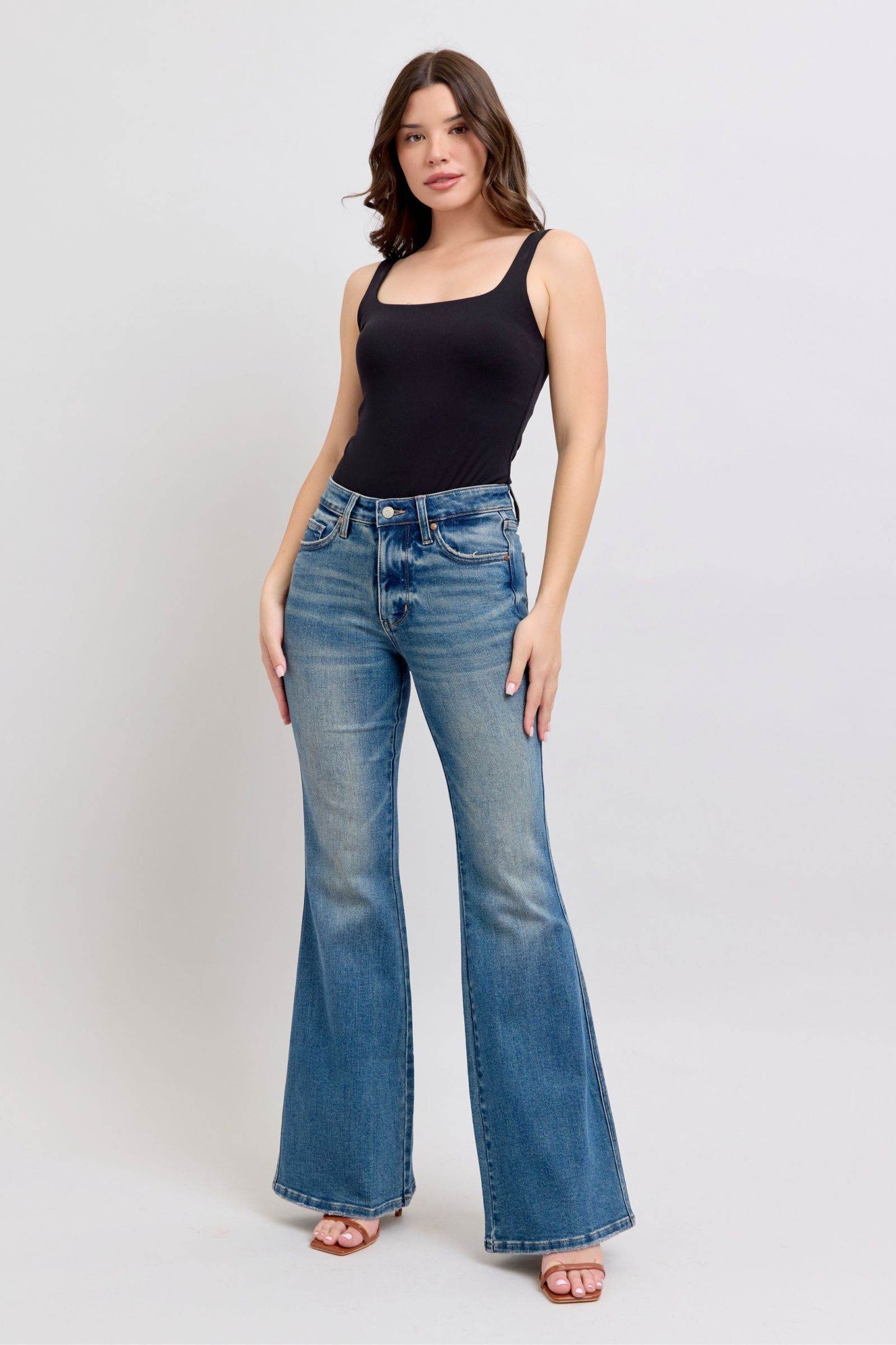 Judy Blue MR Tummy Control Vintage Wash Jeans - Shop Style & More | Fresh Looks, Everyday Deals & Free Shipping