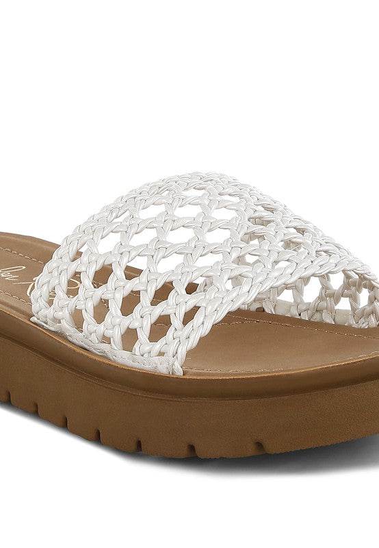 Sayura Woven Slip-On Flatforms - Shop Style & More | Fresh Looks, Everyday Deals & Free Shipping