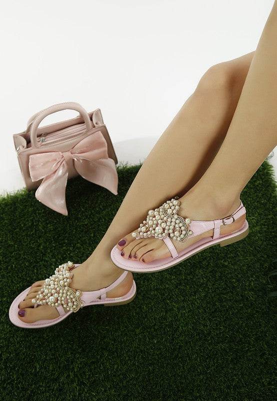 Nayasa Pin Buckle Pearls Flats - Shop Style & More | Fresh Looks, Everyday Deals & Free Shipping