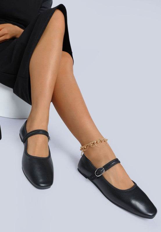 Iker Classic Denim Pin Buckle Ballerinas - Shop Style & More | Fresh Looks, Everyday Deals & Free Shipping