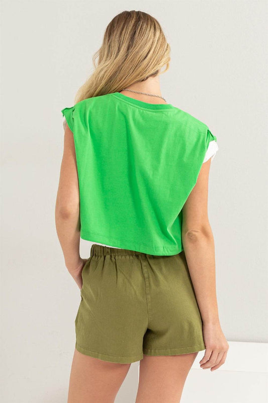 HYFVE Drawstring Hem Crop Top - Shop Style & More | Fresh Looks, Everyday Deals & Free Shipping