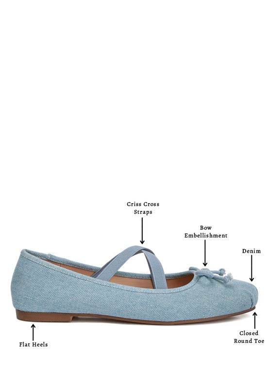 Arimer Criss Cross Strap Ballet Flats - Shop Style & More | Fresh Looks, Everyday Deals & Free Shipping