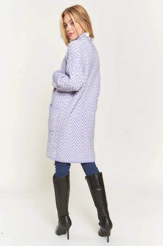 ADORA Chevron Sweater Cardigan - Shop Style & More | Fresh Looks, Everyday Deals & Free Shipping