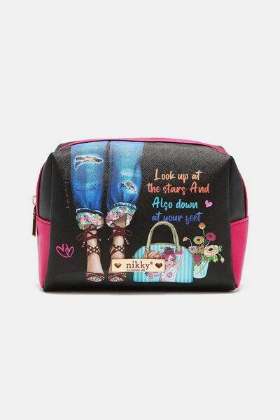 Nicole Lee USA Printed Extra Large Cosmetic Pouch - Shop Style & More | Fresh Looks, Everyday Deals & Free Shipping