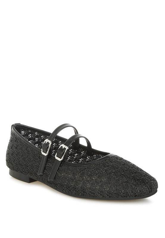 Warena Pin Buckle Strapped Ballerinas - Shop Style & More | Fresh Looks, Everyday Deals & Free Shipping