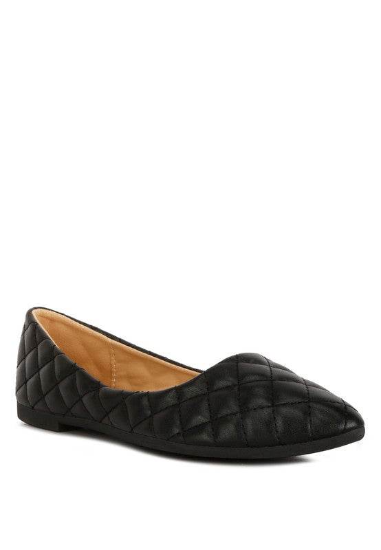 Rikhani Quilted Detail Ballet Flats - Shop Style & More | Fresh Looks, Everyday Deals & Free Shipping