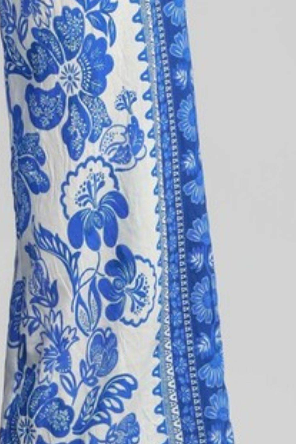 Umgee Full Size Floral Border Print Pants Plus Size - Shop Style & More | Fresh Looks, Everyday Deals & Free Shipping