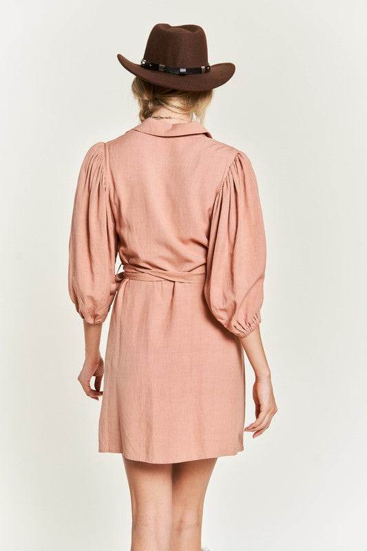SOLID BUTTON DOWN DRESS PLUS JBJ1004P - Shop Style & More | Fresh Looks, Everyday Deals & Free Shipping
