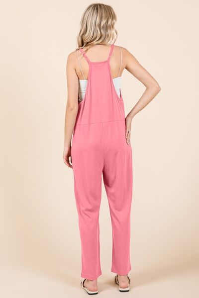 Culture Code Full Size Sleeveless Jumpsuit with Pockets Jumpsuits