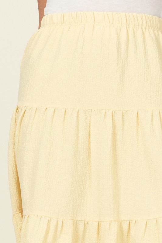 Call It a Day Tiered Midi Skirt - Shop Style & More | Fresh Looks, Everyday Deals & Free Shipping