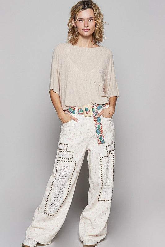 POL Round Neck Half Sleeve T-Shirt - Shop Style & More | Fresh Looks, Everyday Deals & Free Shipping