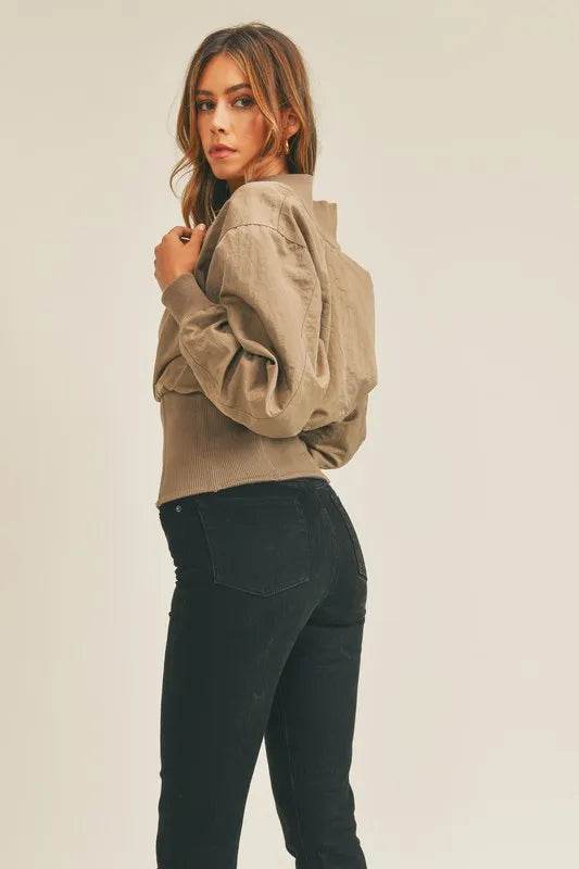 MABLE Long Sleeve Two Way Jacket - Shop Style & More | Fresh Looks, Everyday Deals & Free Shipping