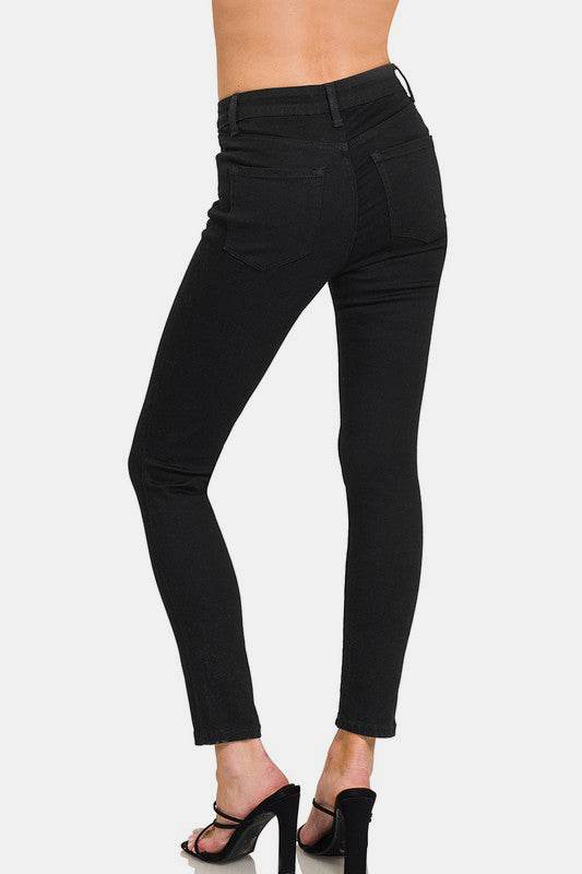 Zenana High Rise Skinny Jeans with Pockets - Shop Style & More | Fresh Looks, Everyday Deals & Free Shipping