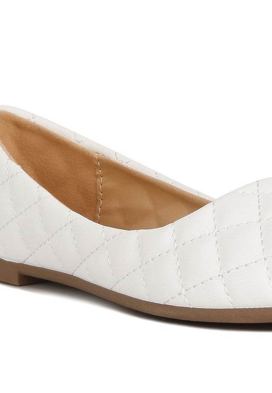 Rikhani Quilted Detail Ballet Flats - Shop Style & More | Fresh Looks, Everyday Deals & Free Shipping