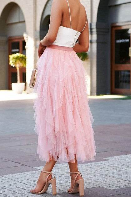 A Line Long Tulle Tiered Skirts - Shop Style & More | Fresh Looks, Everyday Deals & Free Shipping