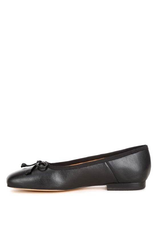 Lutten Square-Toe Bow Ballerinas - Shop Style & More | Fresh Looks, Everyday Deals & Free Shipping