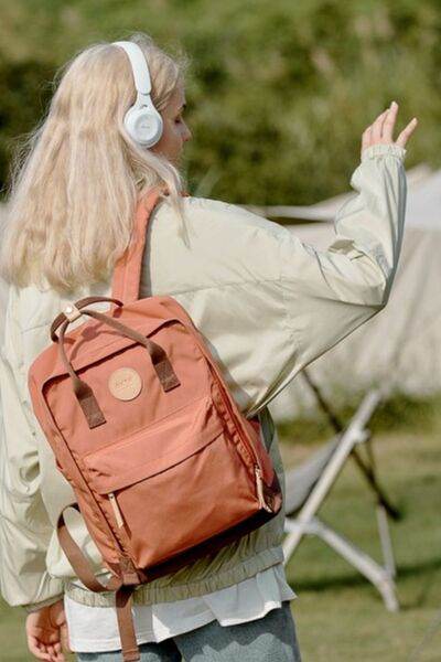 Himawari Waterproof Canvas Backpack Bag with Side Pockets - Shop Style & More | Fresh Looks, Everyday Deals & Free Shipping