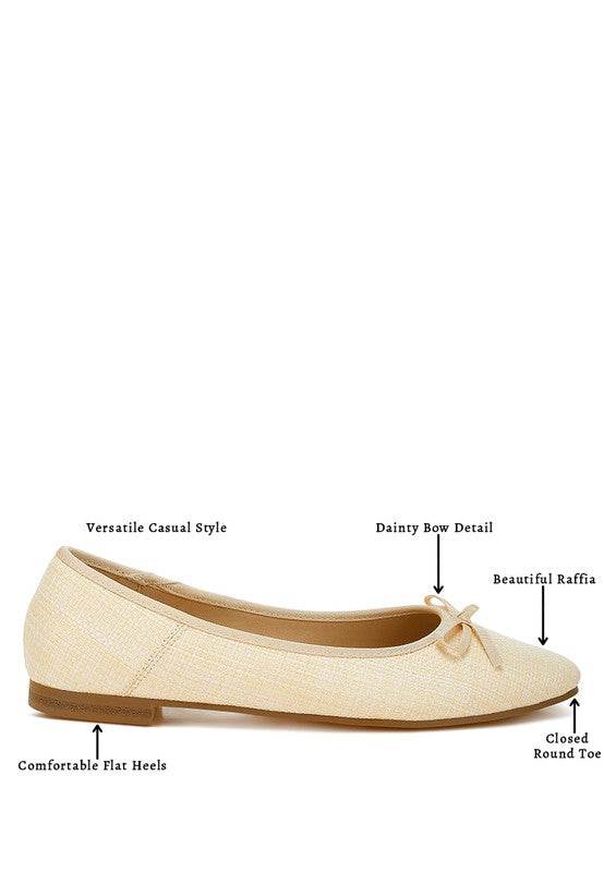 Paper Rings Raffia Ballet Flats - Shop Style & More | Fresh Looks, Everyday Deals & Free Shipping