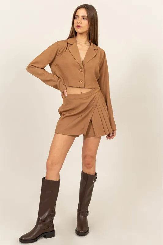 HYFVE Cropped Button-Down Blazer - Shop Style & More | Fresh Looks, Everyday Deals & Free Shipping