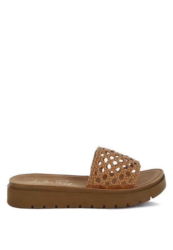 Sayura Woven Slip-On Flatforms - Shop Style & More | Fresh Looks, Everyday Deals & Free Shipping