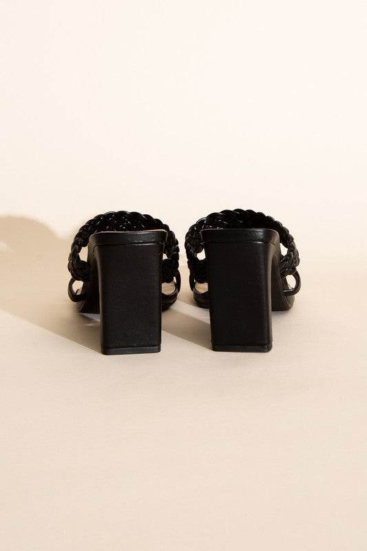 CARMEN-S Braided Strap Sandal Heels - Shop Style & More | Fresh Looks, Everyday Deals & Free Shipping