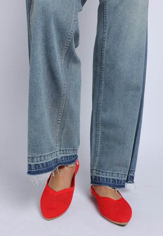Selaris Fly Knit Slip On Ballerinas - Shop Style & More | Fresh Looks, Everyday Deals & Free Shipping