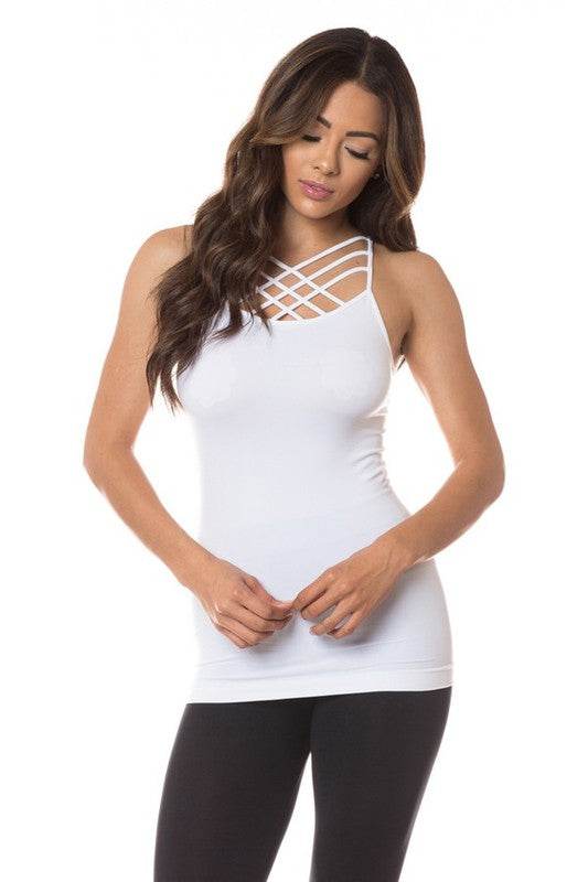 Womens Seamless Triple Criss-Cross Front Cami - Shop Style & More | Fresh Looks, Everyday Deals & Free Shipping