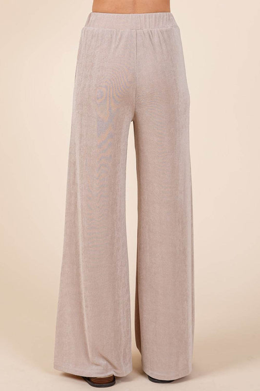 Mittoshop Elastic Waist Pants with Side Pockets - Shop Style & More | Fresh Looks, Everyday Deals & Free Shipping