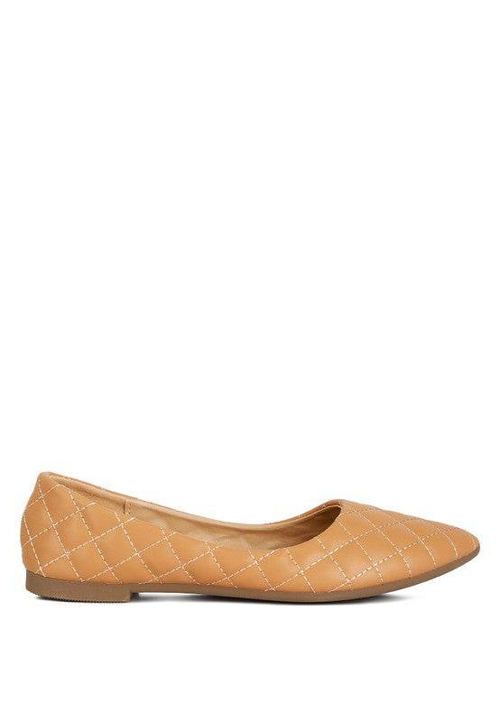 Rikhani Quilted Detail Ballet Flats - Shop Style & More | Fresh Looks, Everyday Deals & Free Shipping