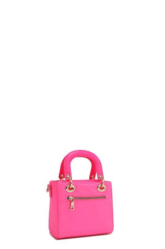 Nicole Lee USA Color Patch Handbag with Top Handle - Shop Style & More | Fresh Looks, Everyday Deals & Free Shipping