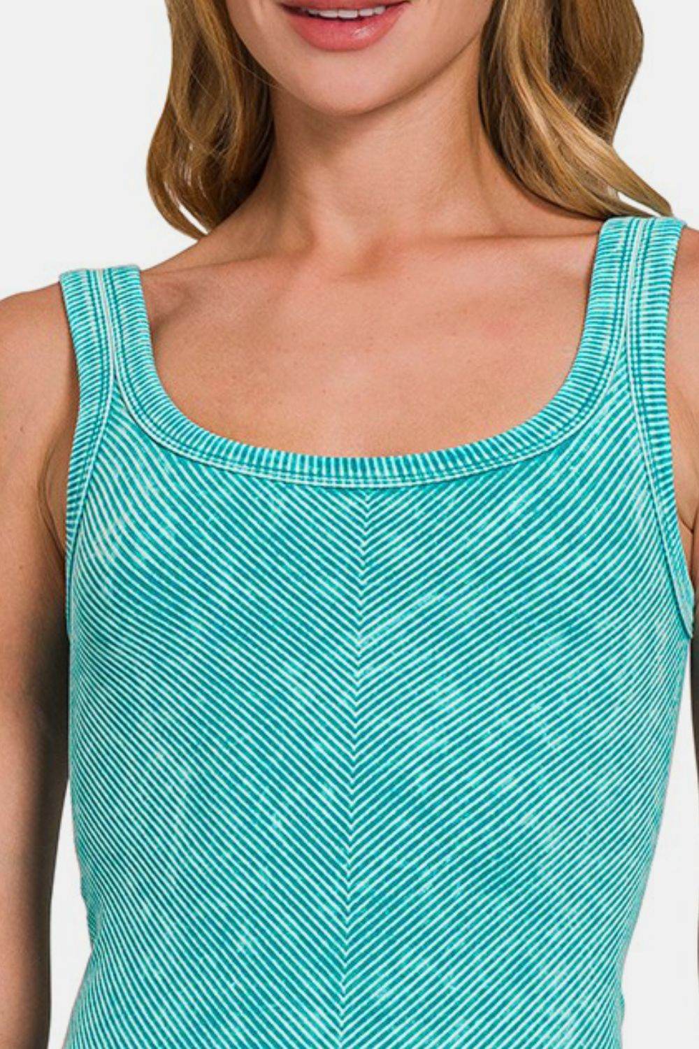 Zenana Ribbed Scoop Neck Tank - Shop Style & More | Fresh Looks, Everyday Deals & Free Shipping