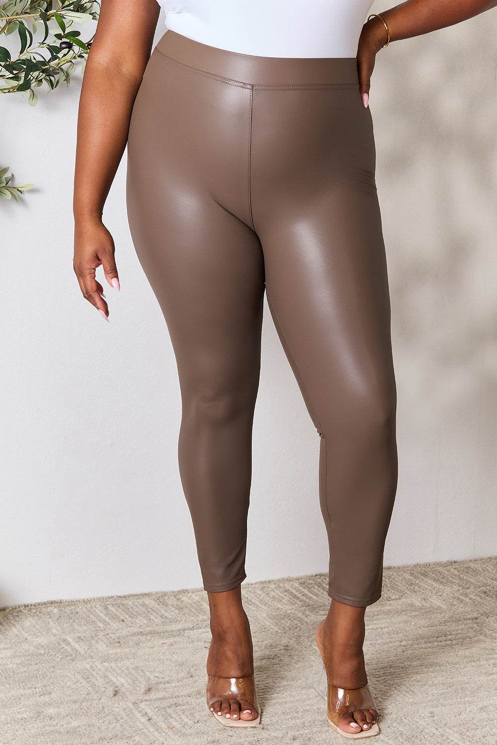e.Luna Full Size High Waist Skinny Pants - Shop Style & More | Fresh Looks, Everyday Deals & Free Shipping