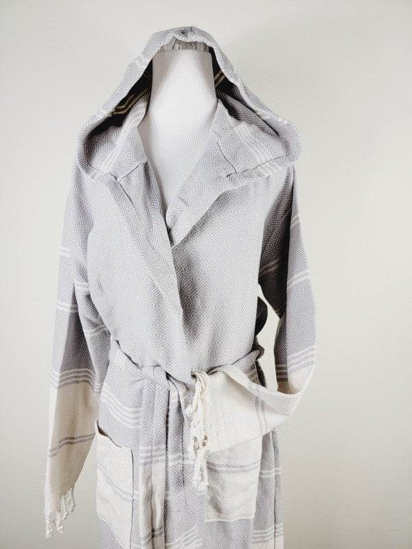 Unisex Robe, Beach or spa Robe with pockets - Gray - Shop Style & More | Fresh Looks, Everyday Deals & Free Shipping