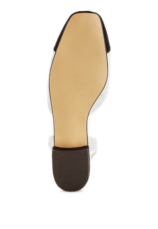 Rerita Rhinestone-Studded Glitter Sandals - Shop Style & More | Fresh Looks, Everyday Deals & Free Shipping