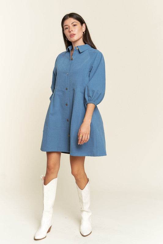 Washed denim style dress - Shop Style & More | Fresh Looks, Everyday Deals & Free Shipping