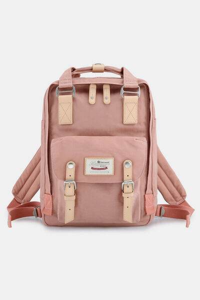 Himawari Contrast Waterproof Nylon Backpack Bag - Shop Style & More | Fresh Looks, Everyday Deals & Free Shipping